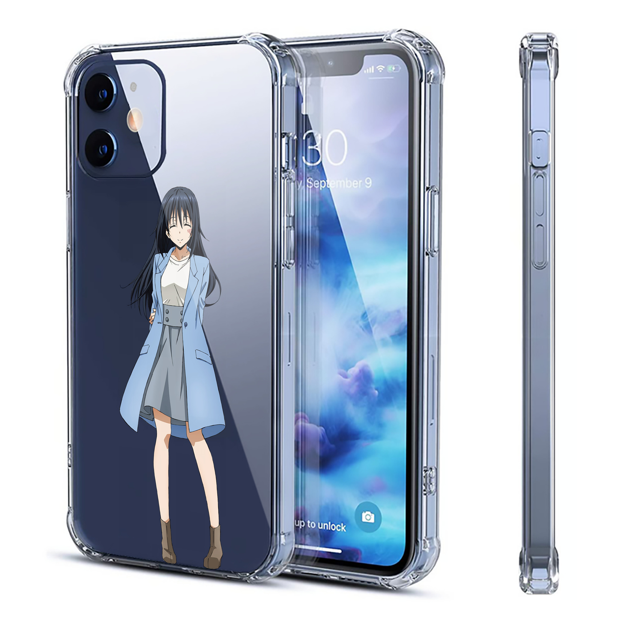 （画像用） 転スラ Regarding Reincarnated to Slime 【iPhone 12シリーズ対応】透明スマホケース（クリアソフトケース）